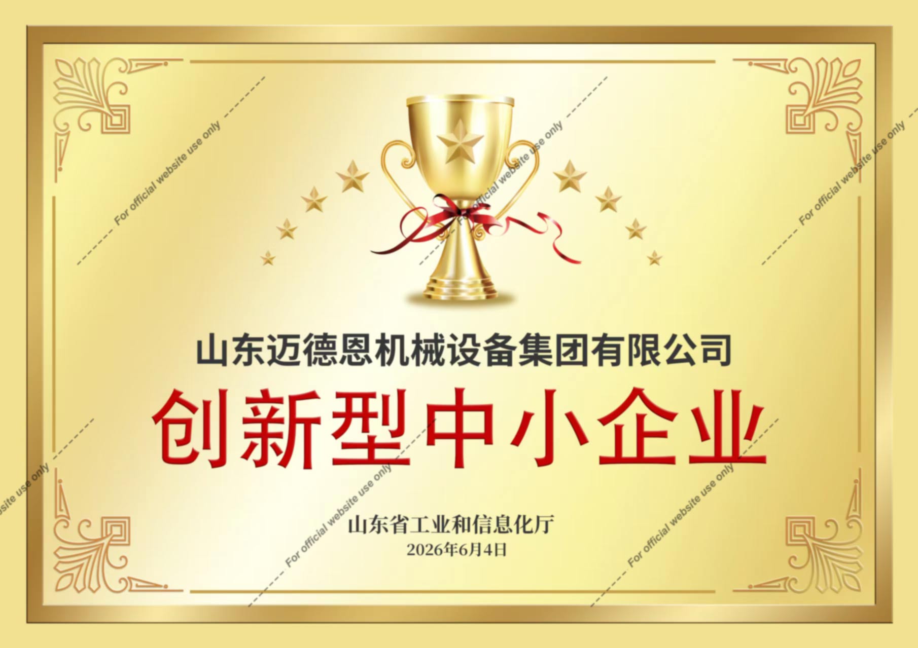 迈德恩集团资质荣誉